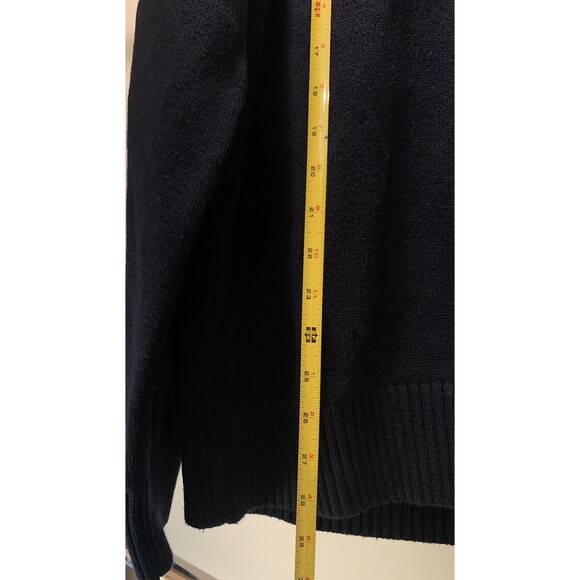 Tommy Hilfiger Men‎ Jumper Knit Casual Navy Blue Shawl Neck Heavy Cotton size XL - Picture 3 of 6